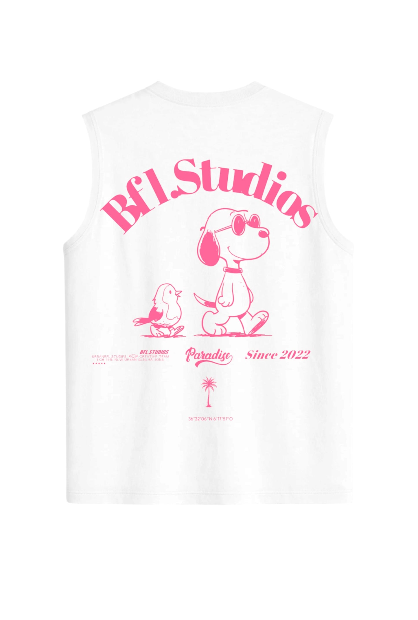Camiseta oversize sin mangas