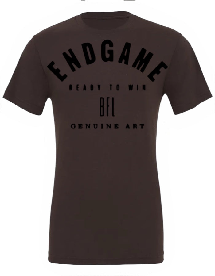 Camiseta Manga Corta EndGame Letras Negras