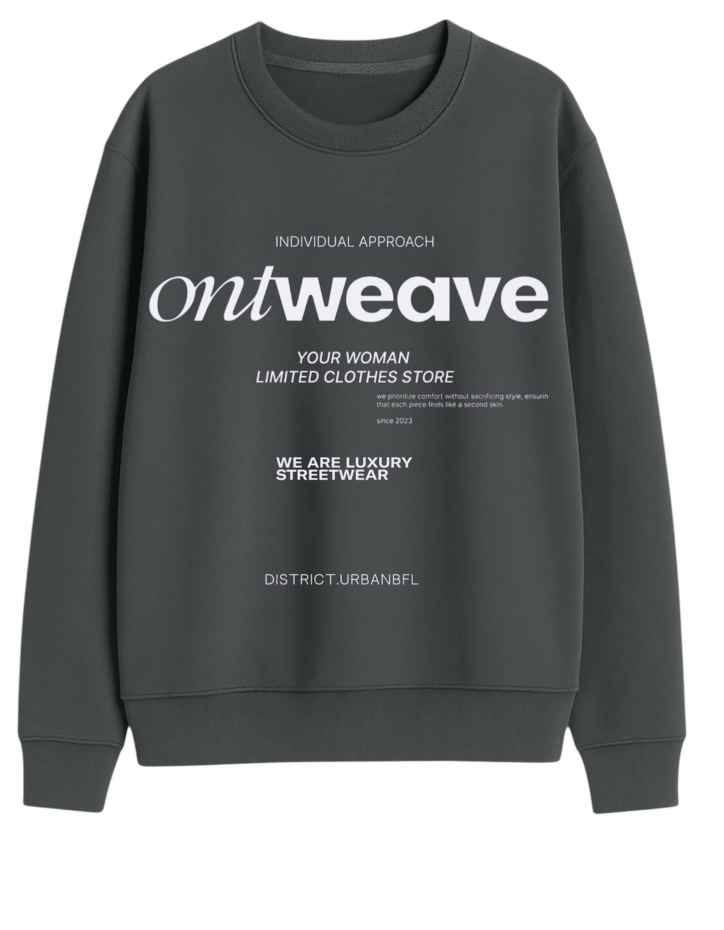 Sudadera sin capucha