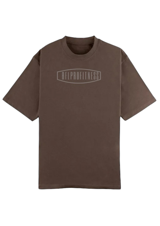 Camiseta oversize black coffe