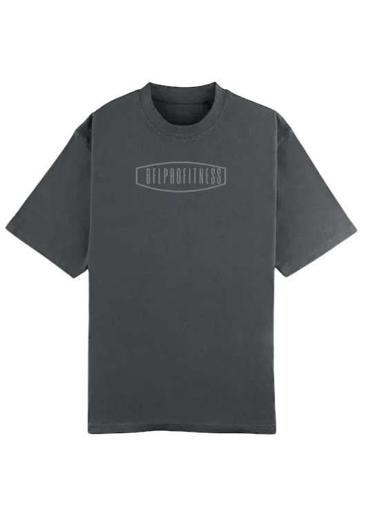 Camiseta oversize black oyster