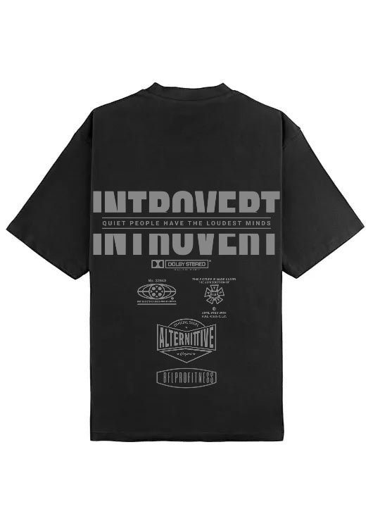 Camiseta Oversize Introvert