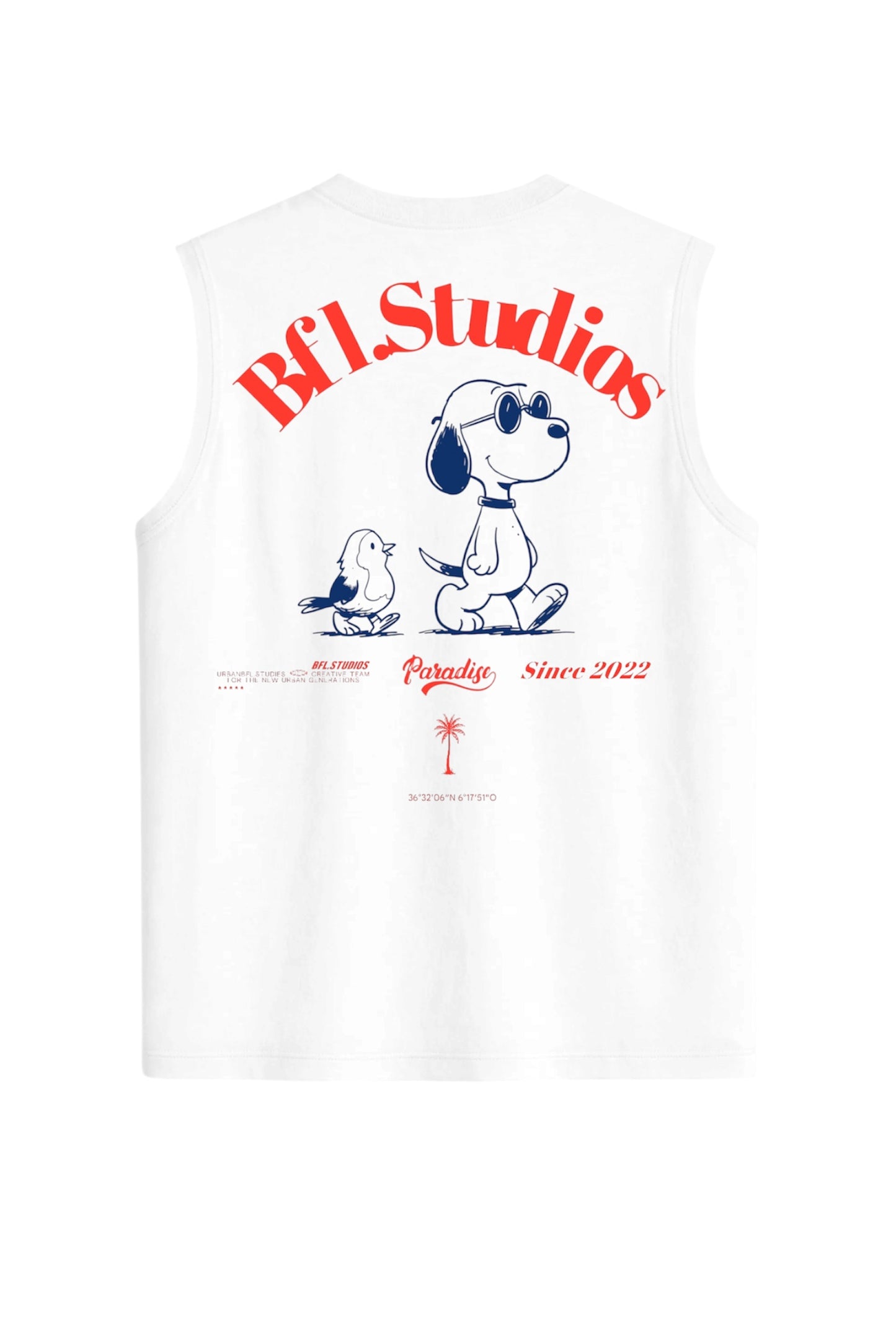 Camiseta oversize sin mangas