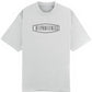 Camiseta Oversize gray violet logo Negro